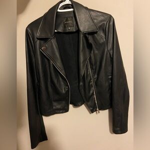 Dynamite Classic Black Leather Jacket